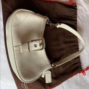 Original white vintage Coach handbag